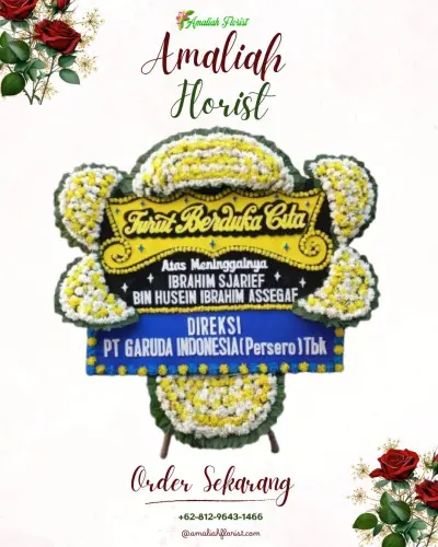 Papan Bunga Duka di Kalimas